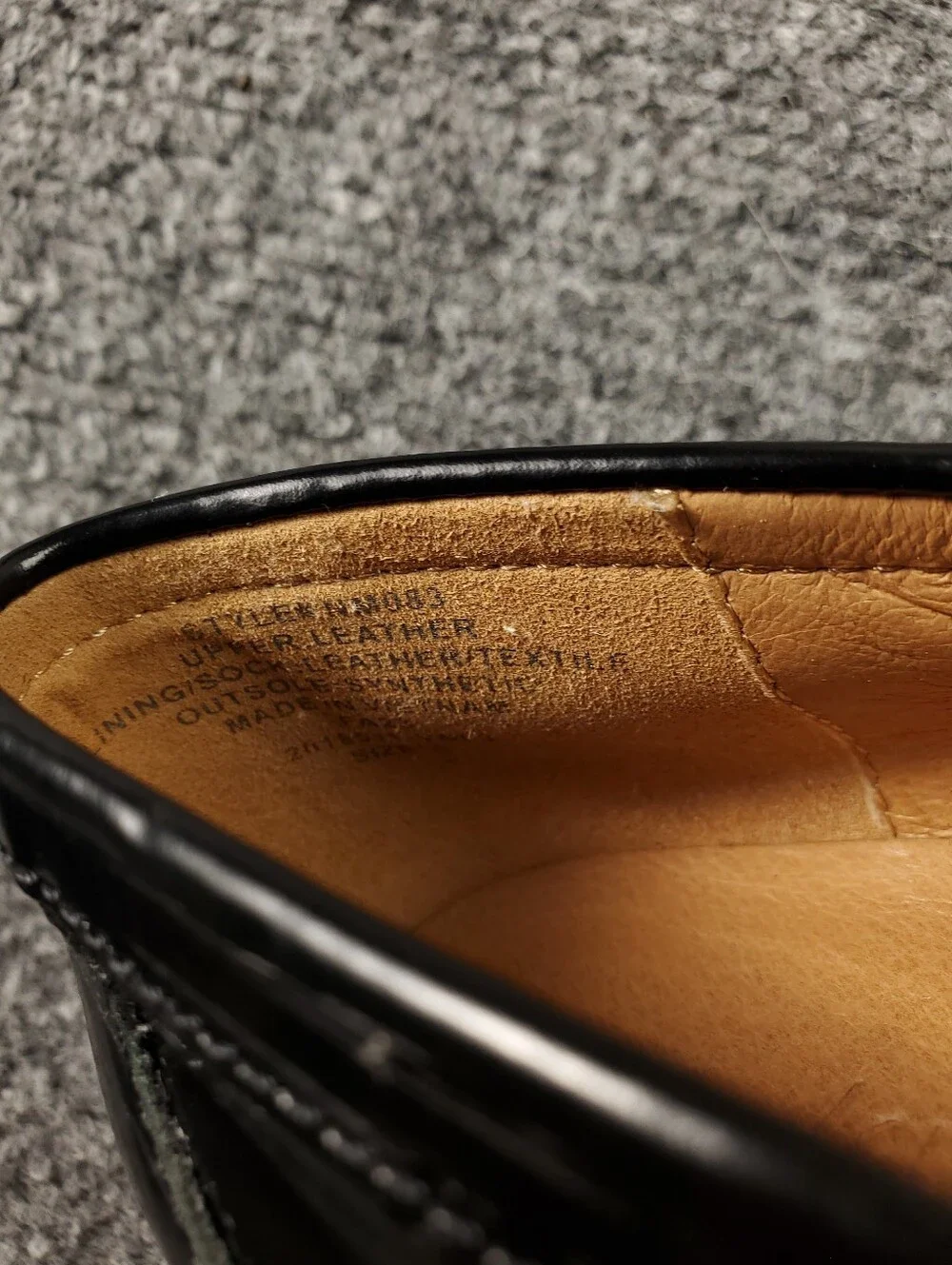 Madewell The Vernon Penny Loafers 8 Two Tone Slip On Patent Leather Apron Black - Picture 10 of 16